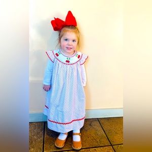 Marmaletta Cherry Smocked Dress 4T